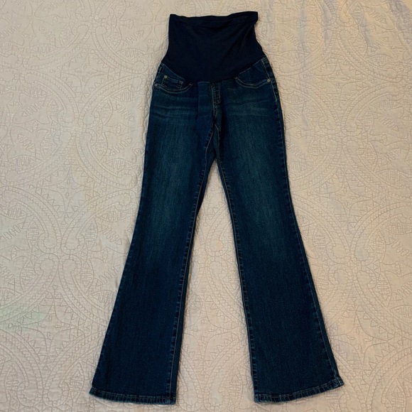 Indigo Blue | Boot Cut Maternity Jeans - Picture 1 of 4